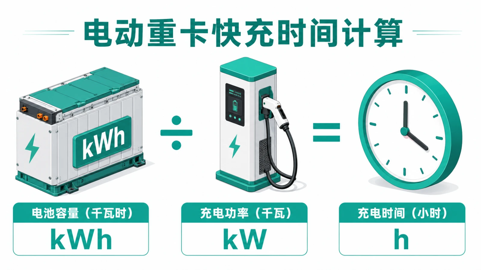 电动重卡充电要多久_重卡快充时间与液冷超充测算-特能充新能源