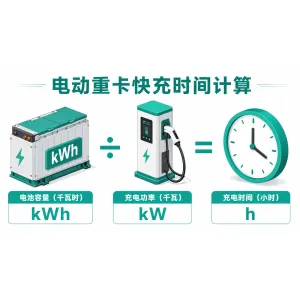 电动重卡充电要多久_重卡快充时间与液冷超充测算-特能充新能源